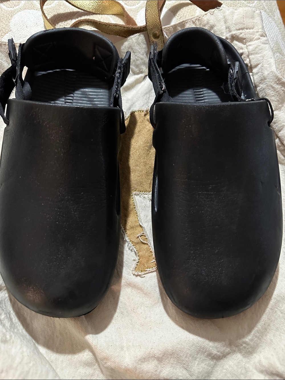 Nike Black Slip-On Clog Mules
